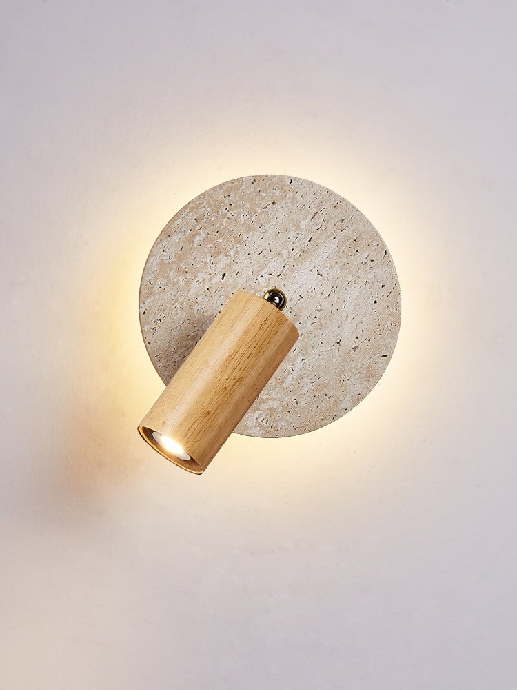 Axis Modern Travertine Sconce