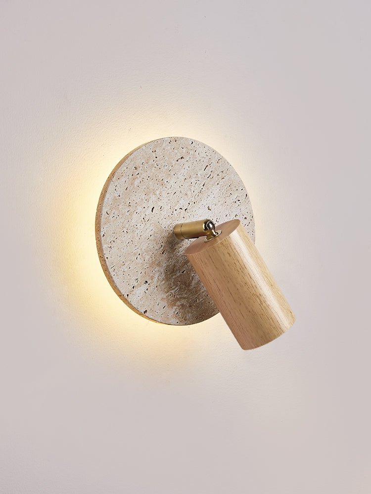 Axis Modern Travertine Sconce