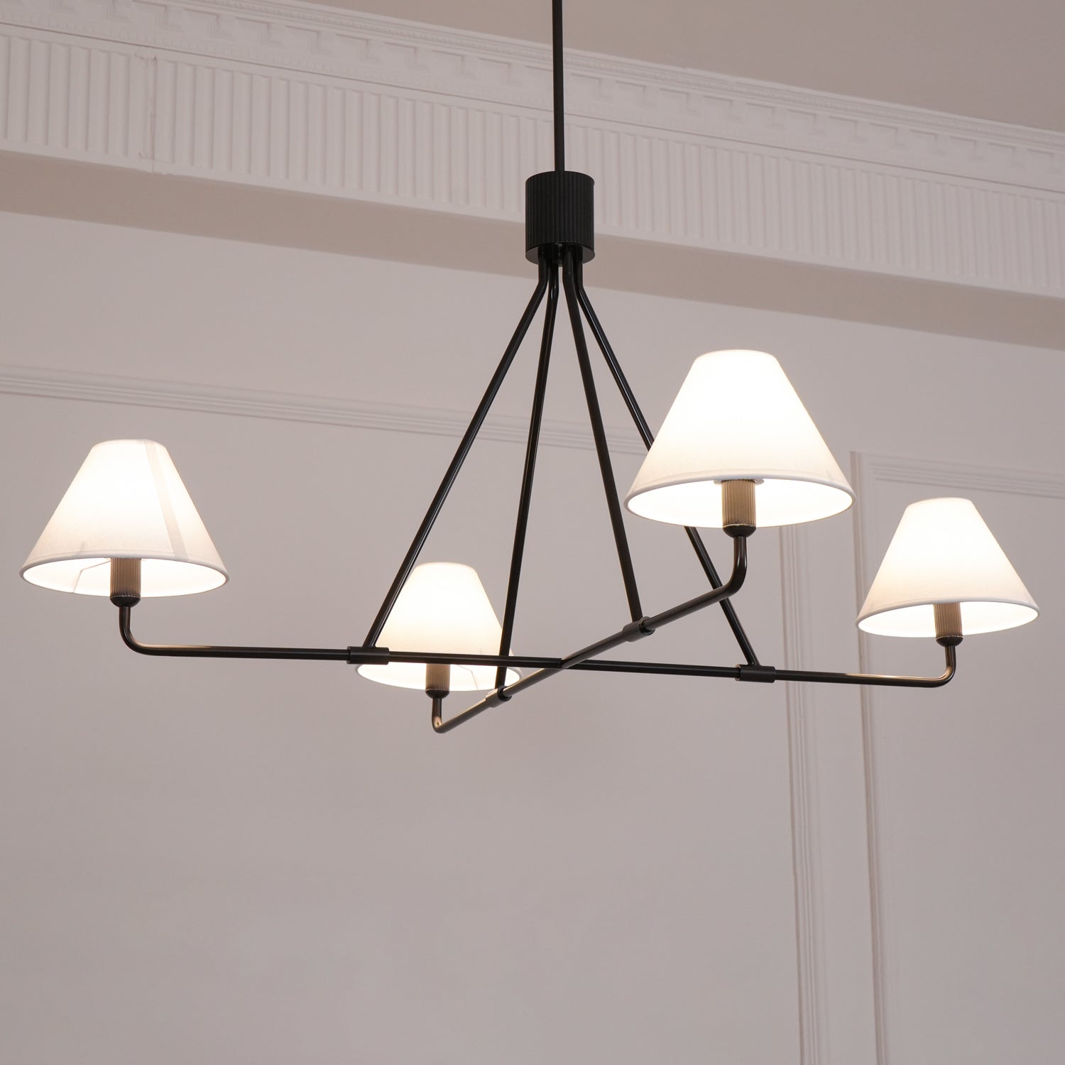 Ornuvyh Vintage Industrial Fabric Chandelier - Letslighting
