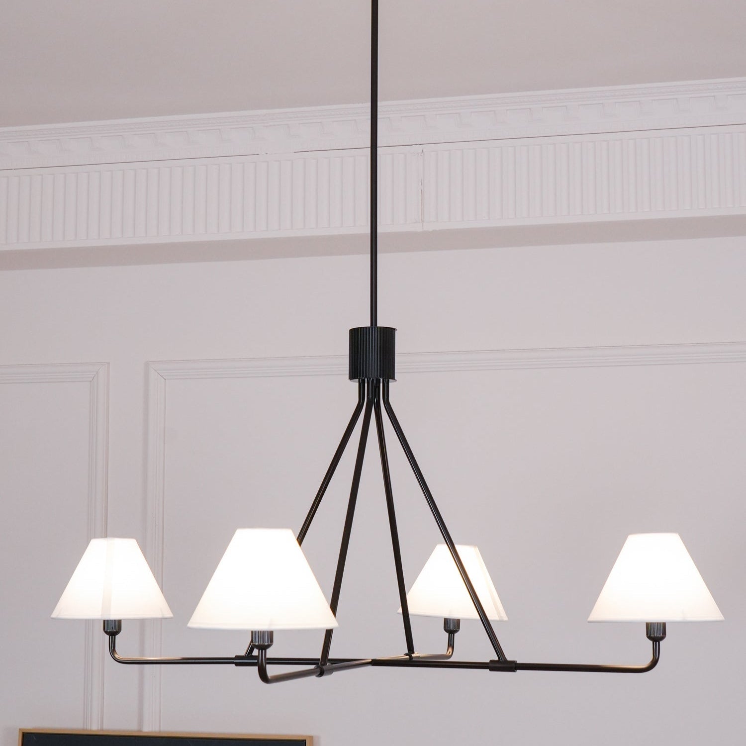 Ornuvyh Vintage Industrial Fabric Chandelier - Letslighting