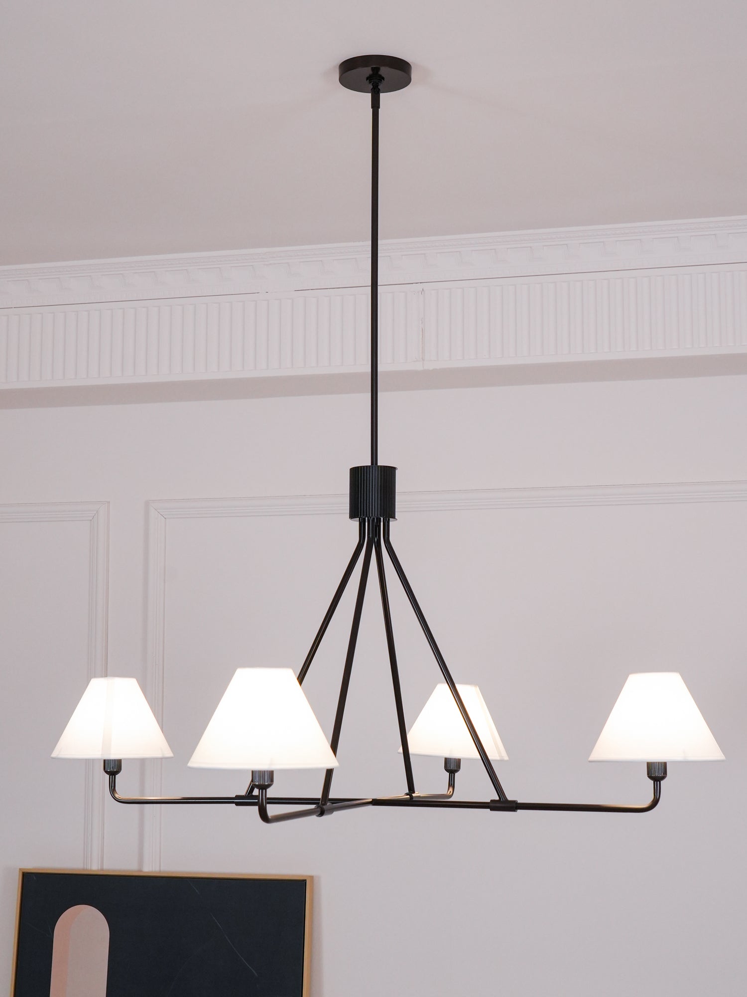 Aurora Chandelier Cone Shade Minimalist - Letslighting