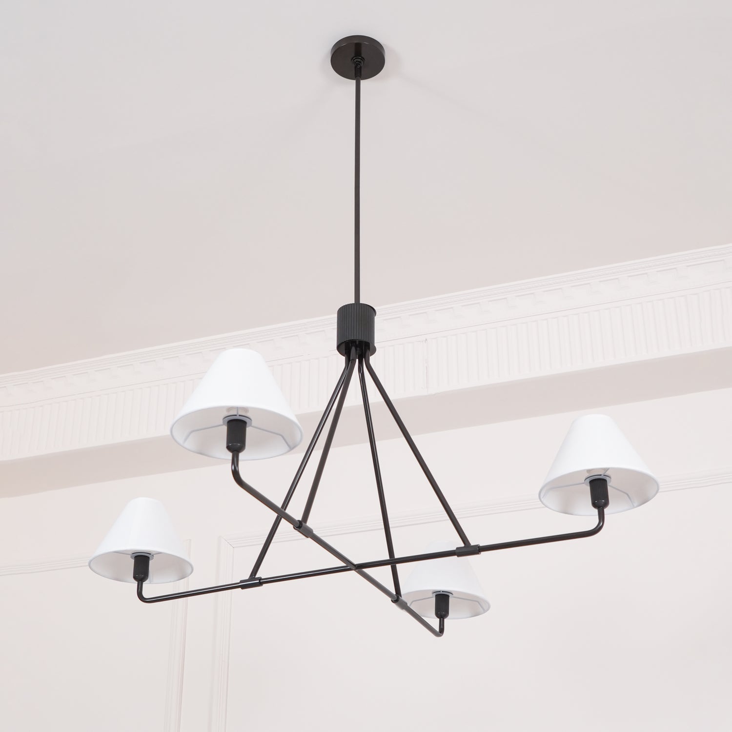 Ornuvyh Vintage Industrial Fabric Chandelier - Letslighting