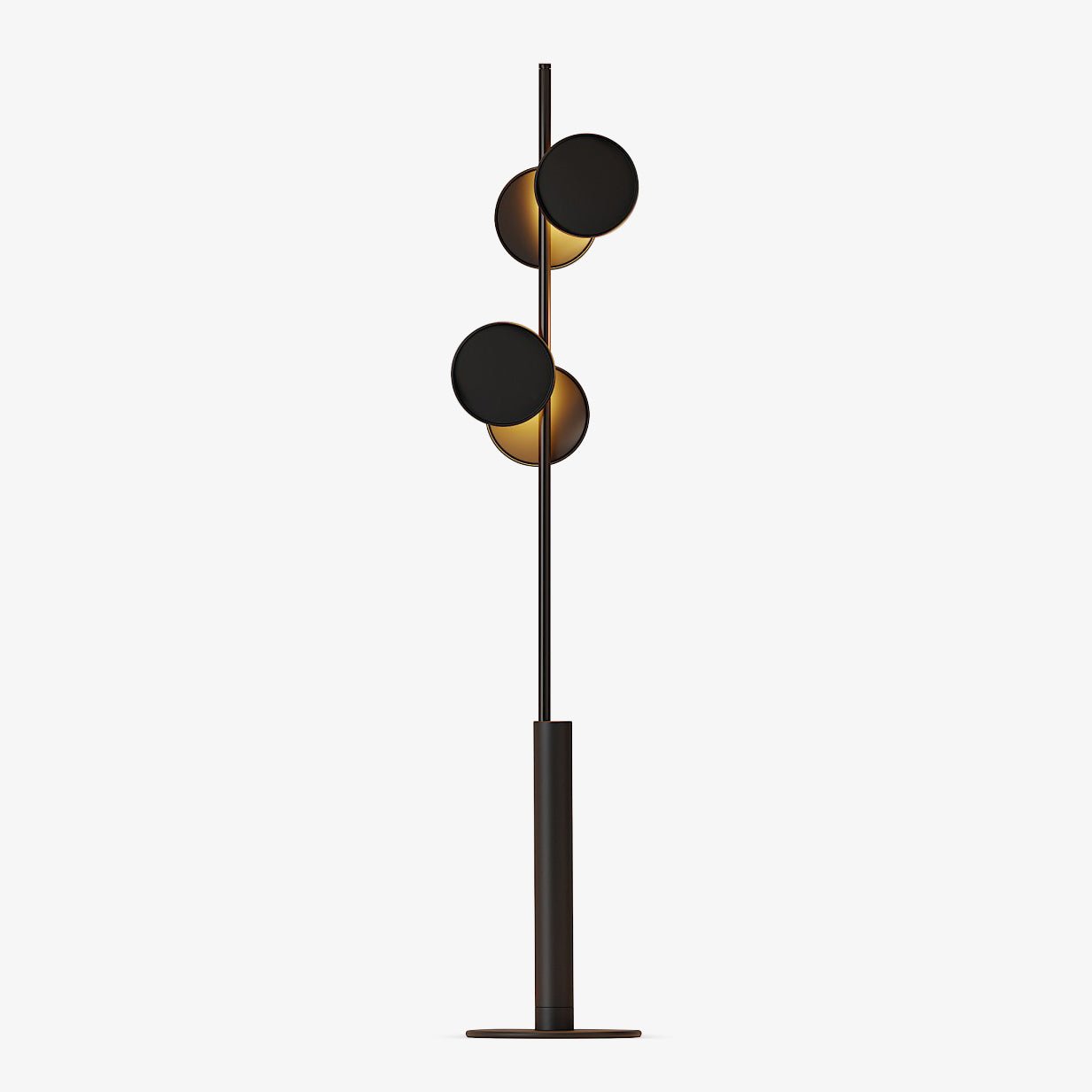 Duoen Black Acrylic Floor Lamp - Letslighting