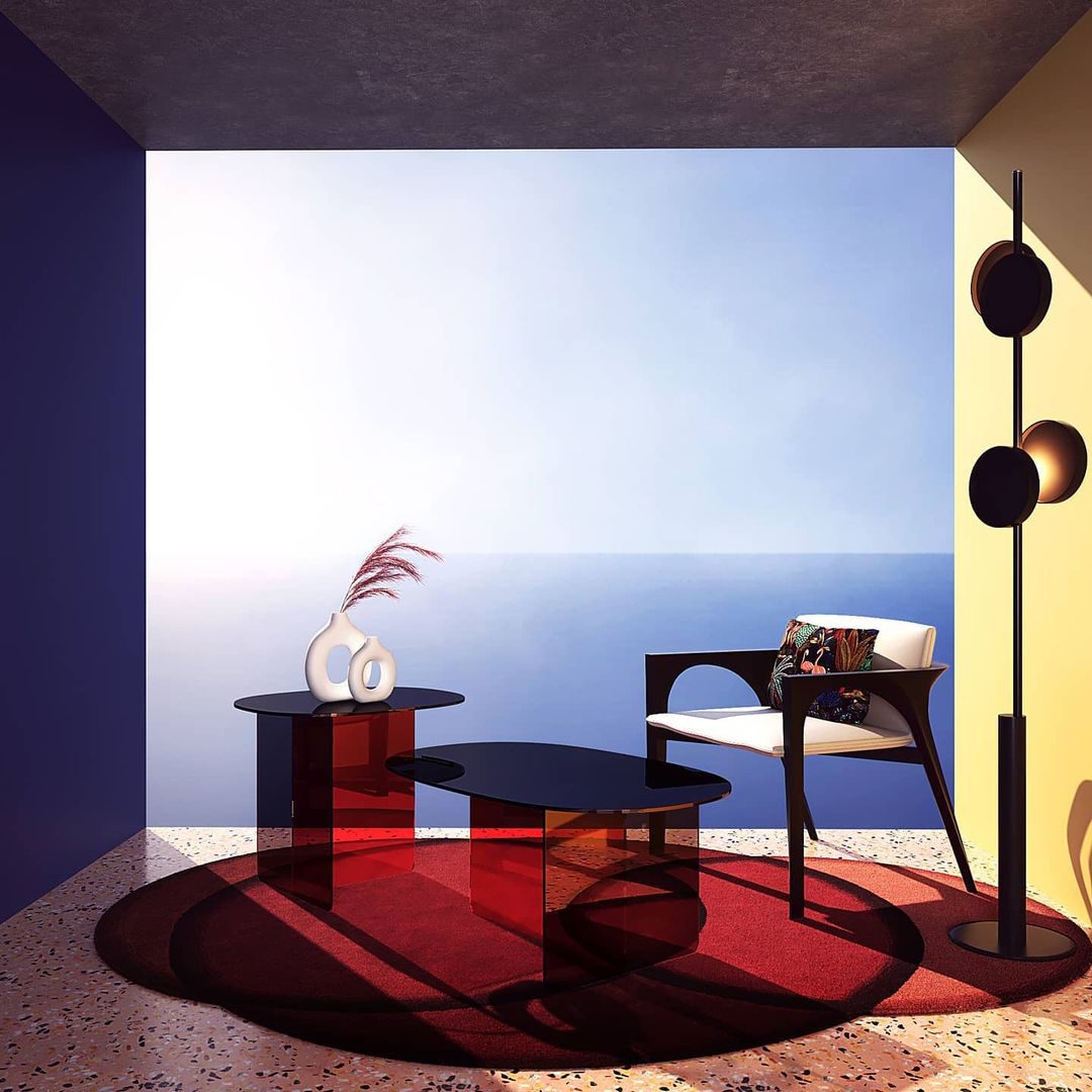 Duoen Black Acrylic Floor Lamp - Letslighting