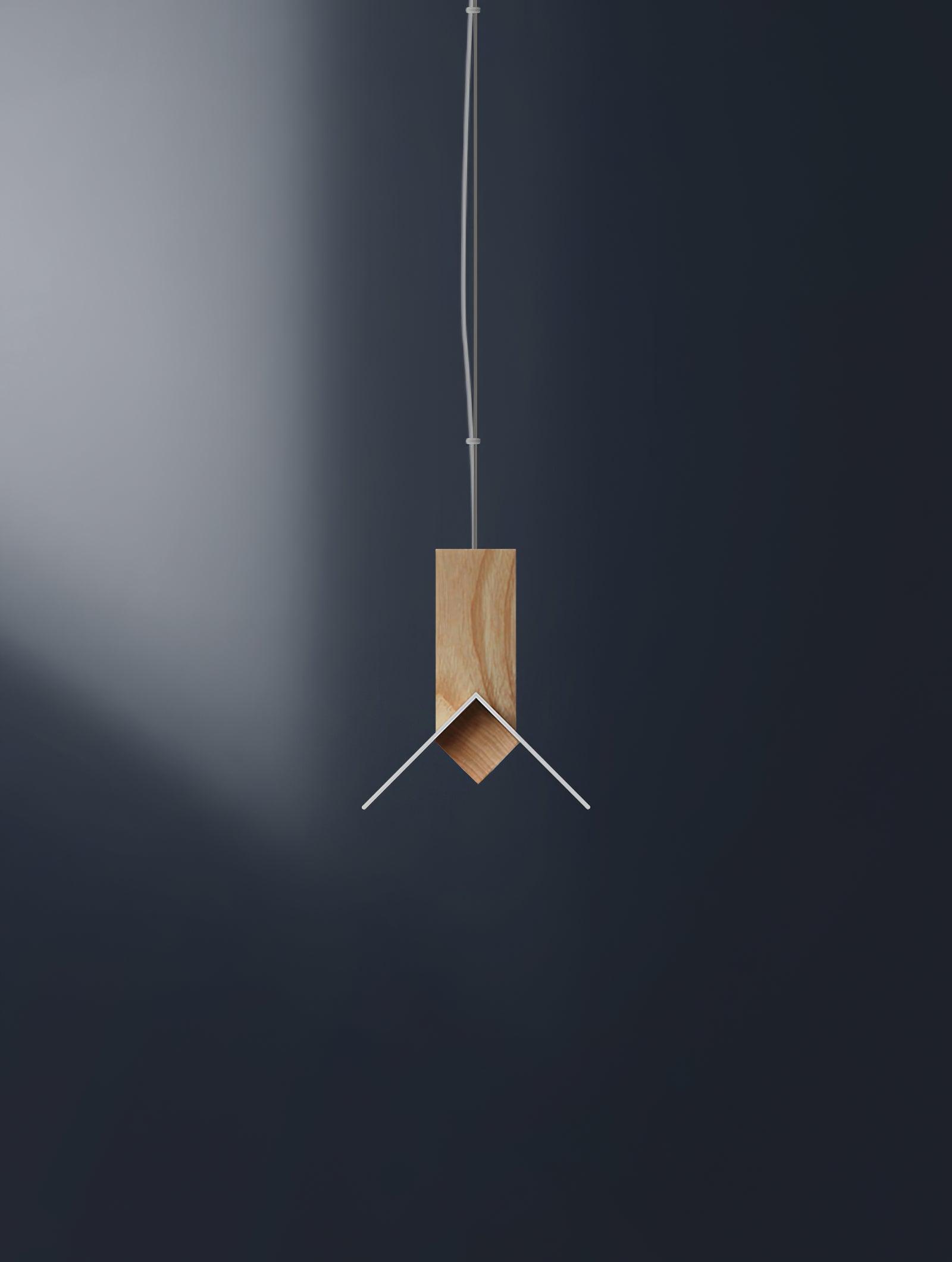 Linea Minimalist Wooden Pendant Light - Letslighting