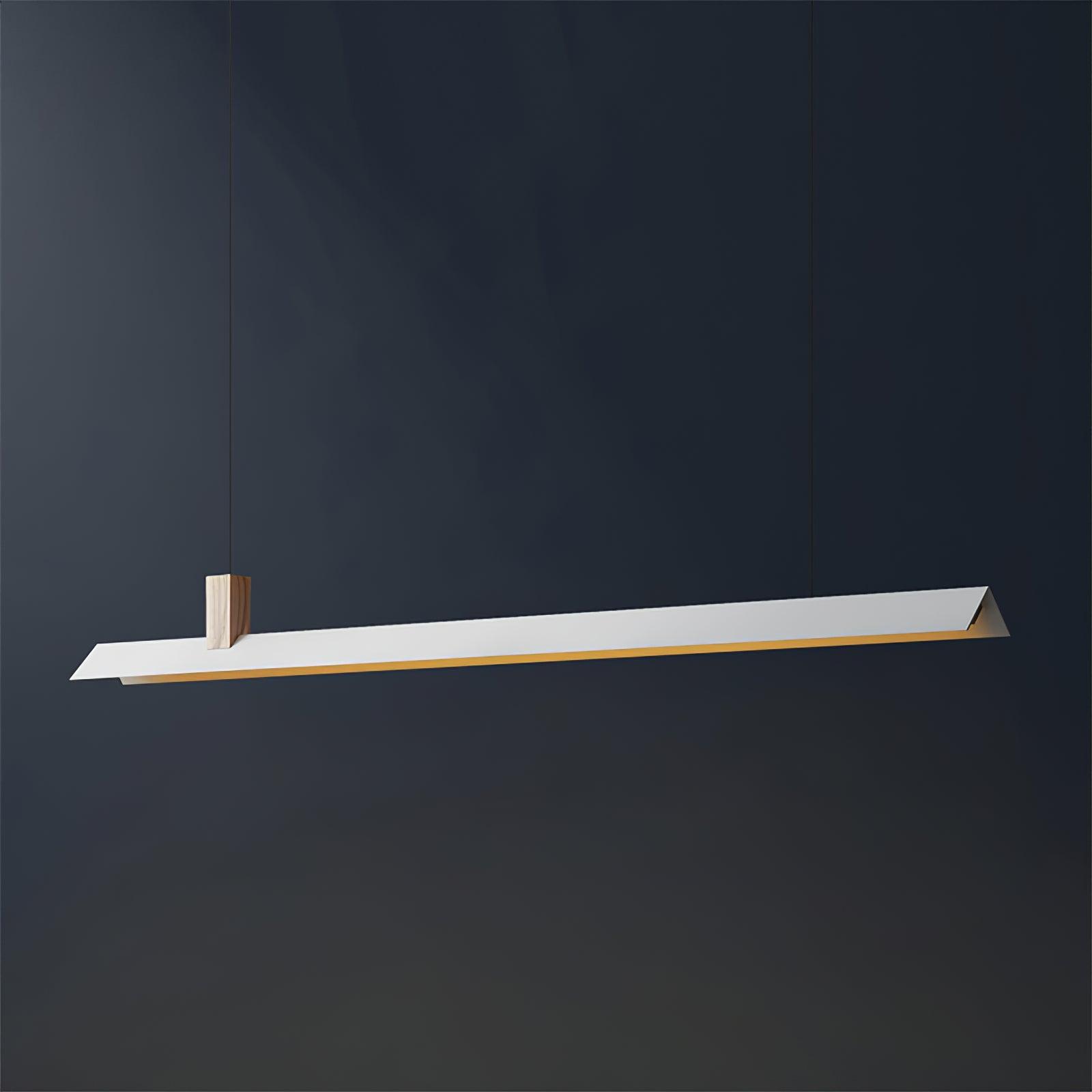 Linea Minimalist Wooden Pendant Light - Letslighting
