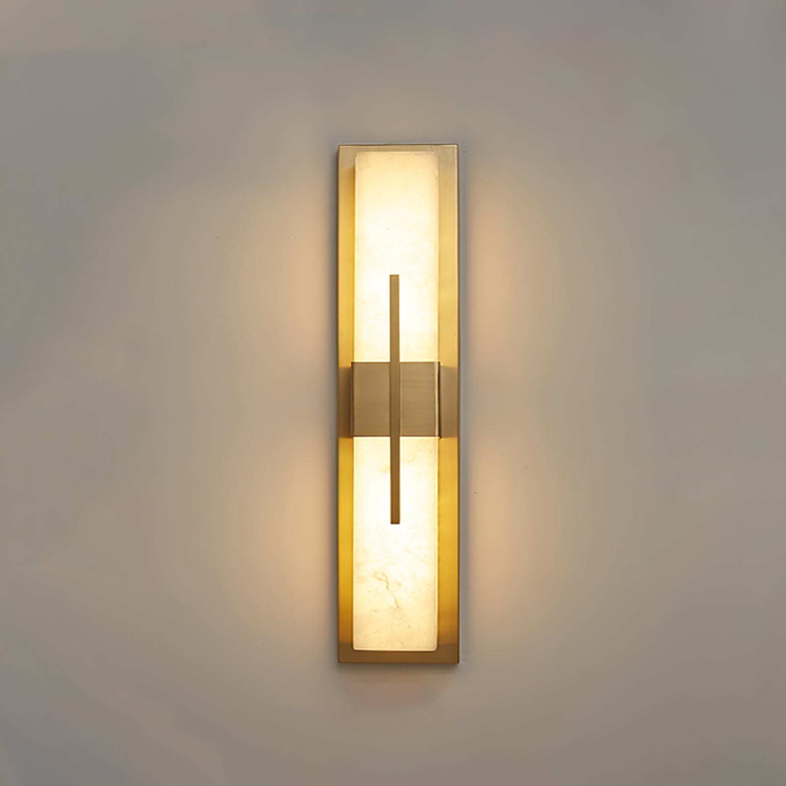 Lylirel Rectangular Alabaster Wall Light