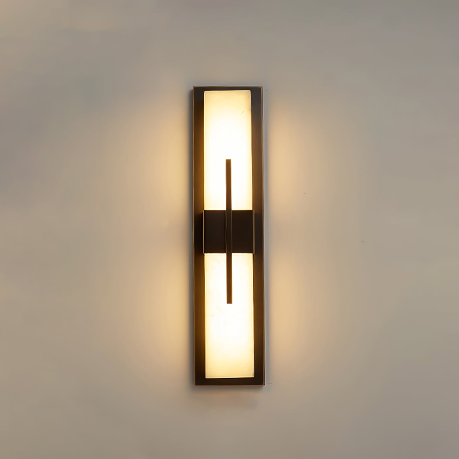 Lylirel Rectangular Alabaster Wall Light