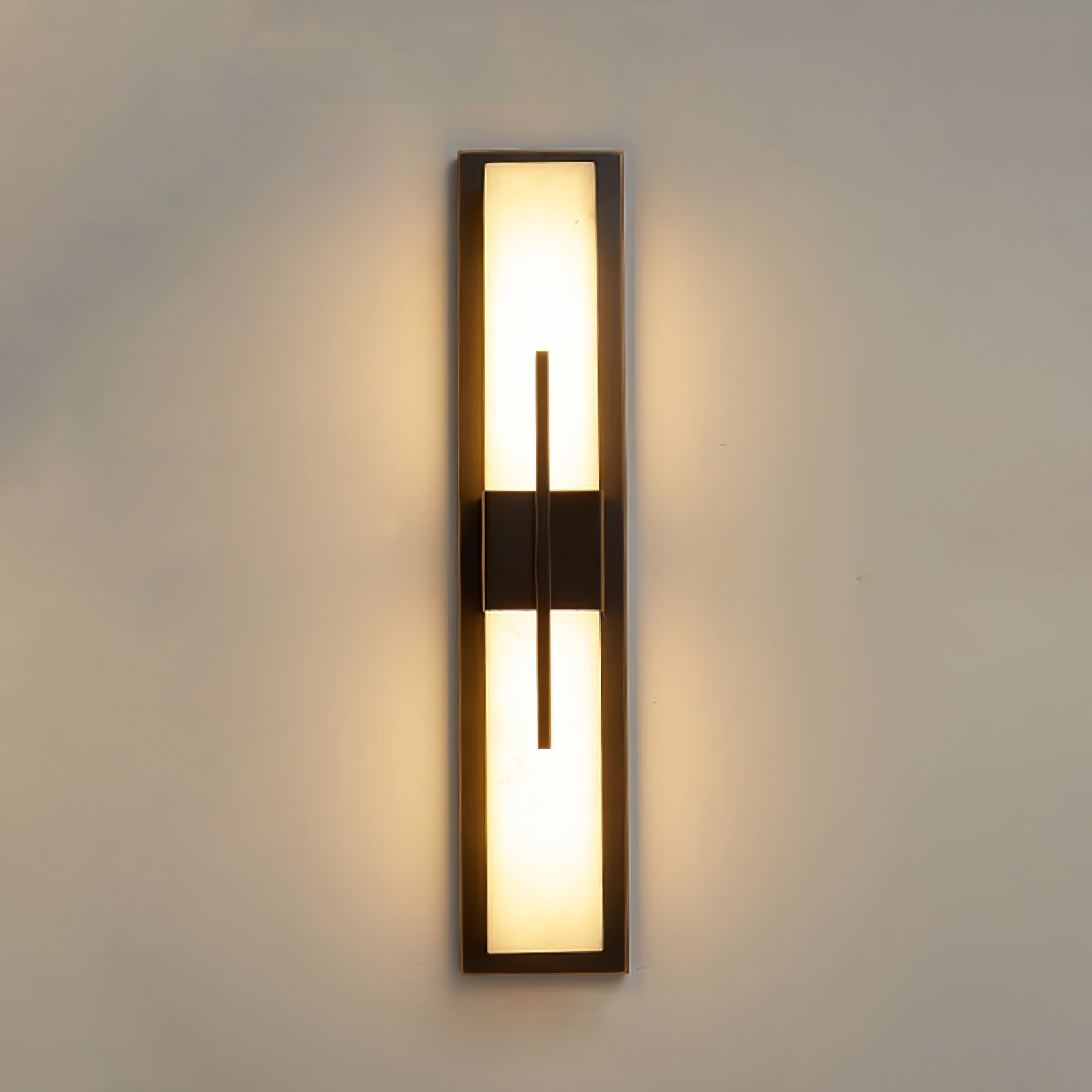 Lylirel Rectangular Alabaster Wall Light