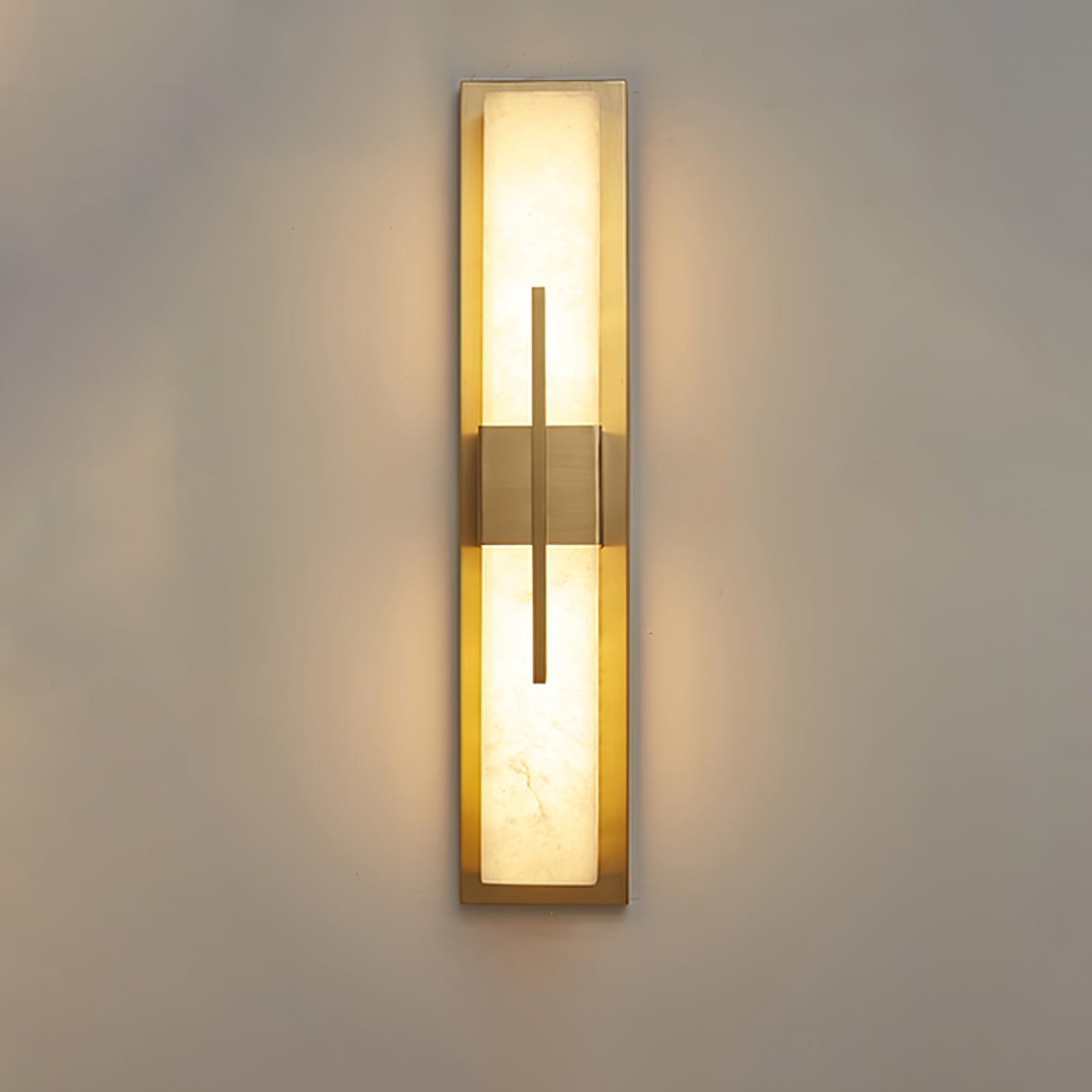 Lylirel Rectangular Alabaster Wall Light