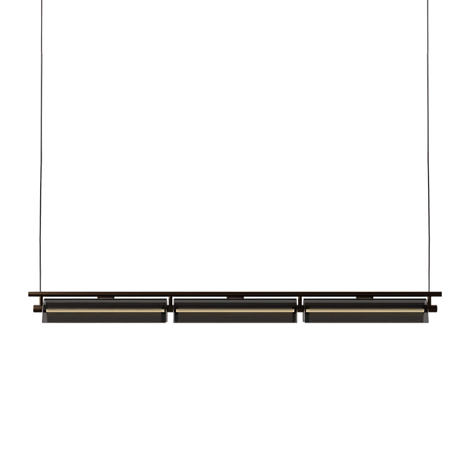 Lustra Chandelier Smoky Glass Modern - Letslighting