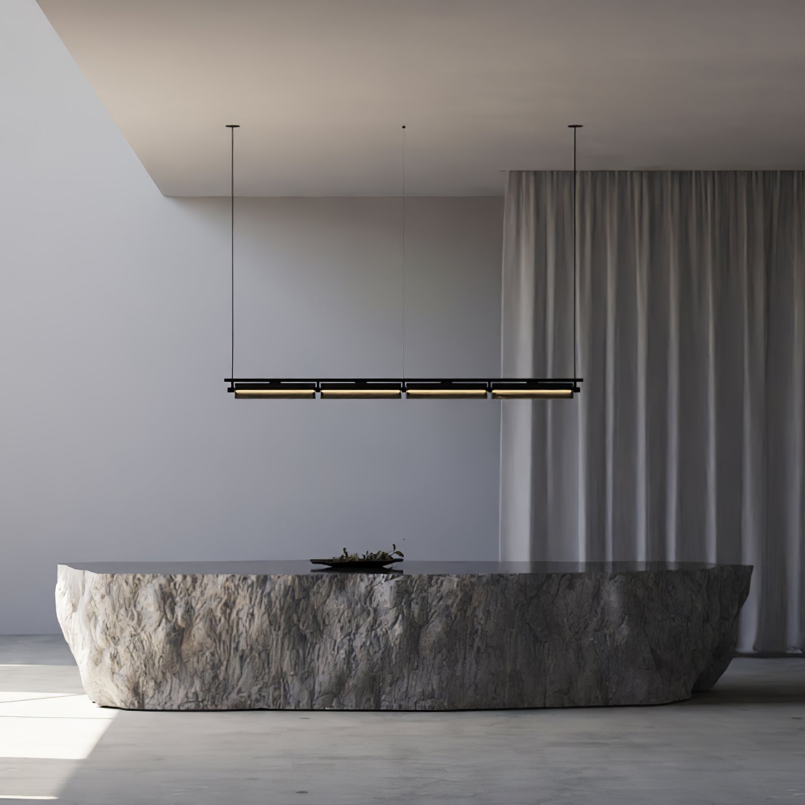 Lustra Chandelier Smoky Glass Modern - Letslighting