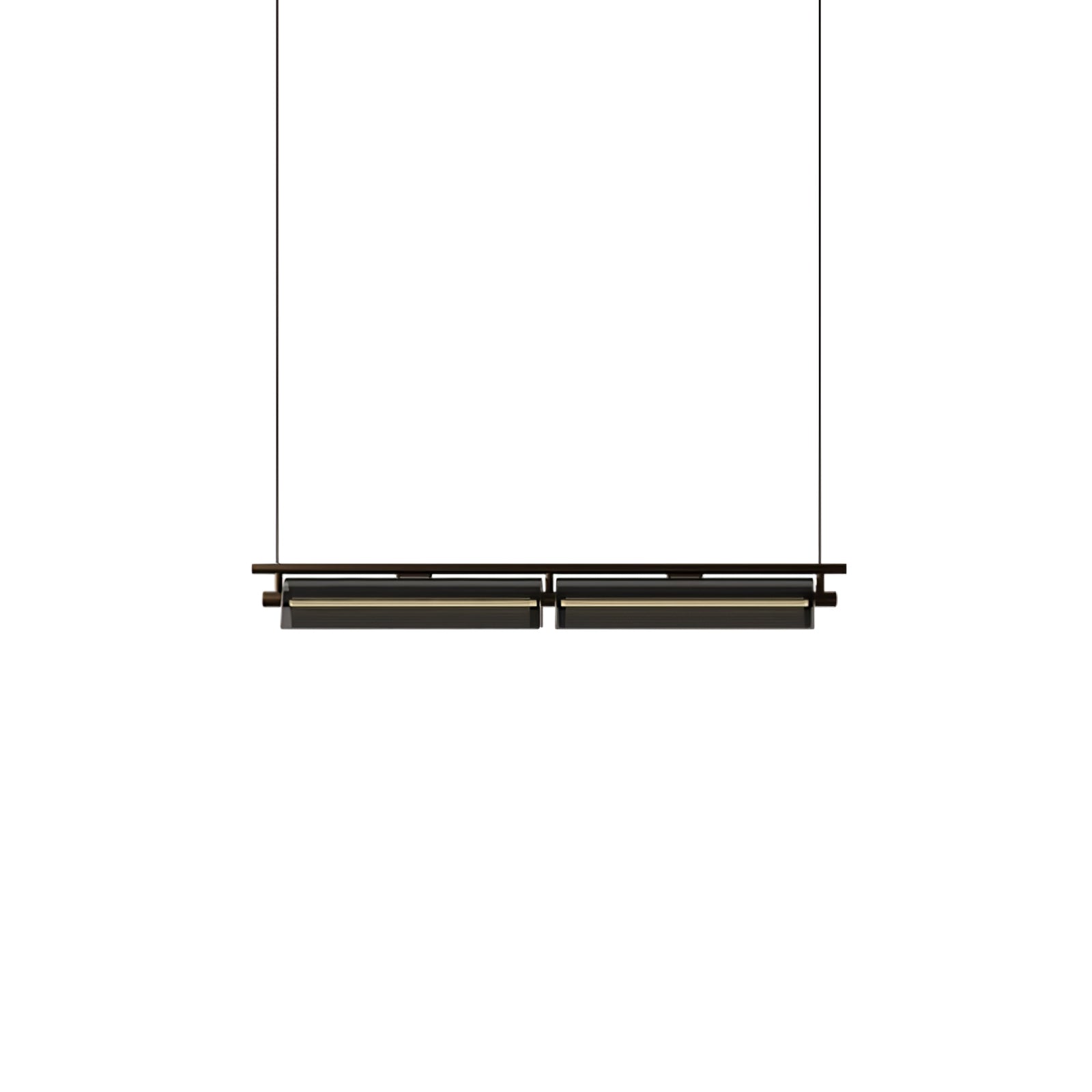 Lustra Chandelier Smoky Glass Modern - Letslighting