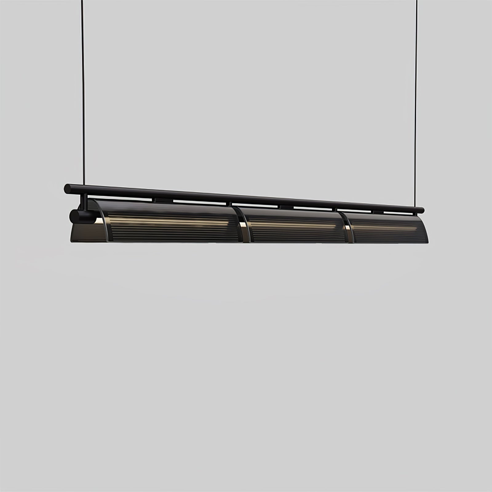 Lustra Chandelier Smoky Glass Modern - Letslighting