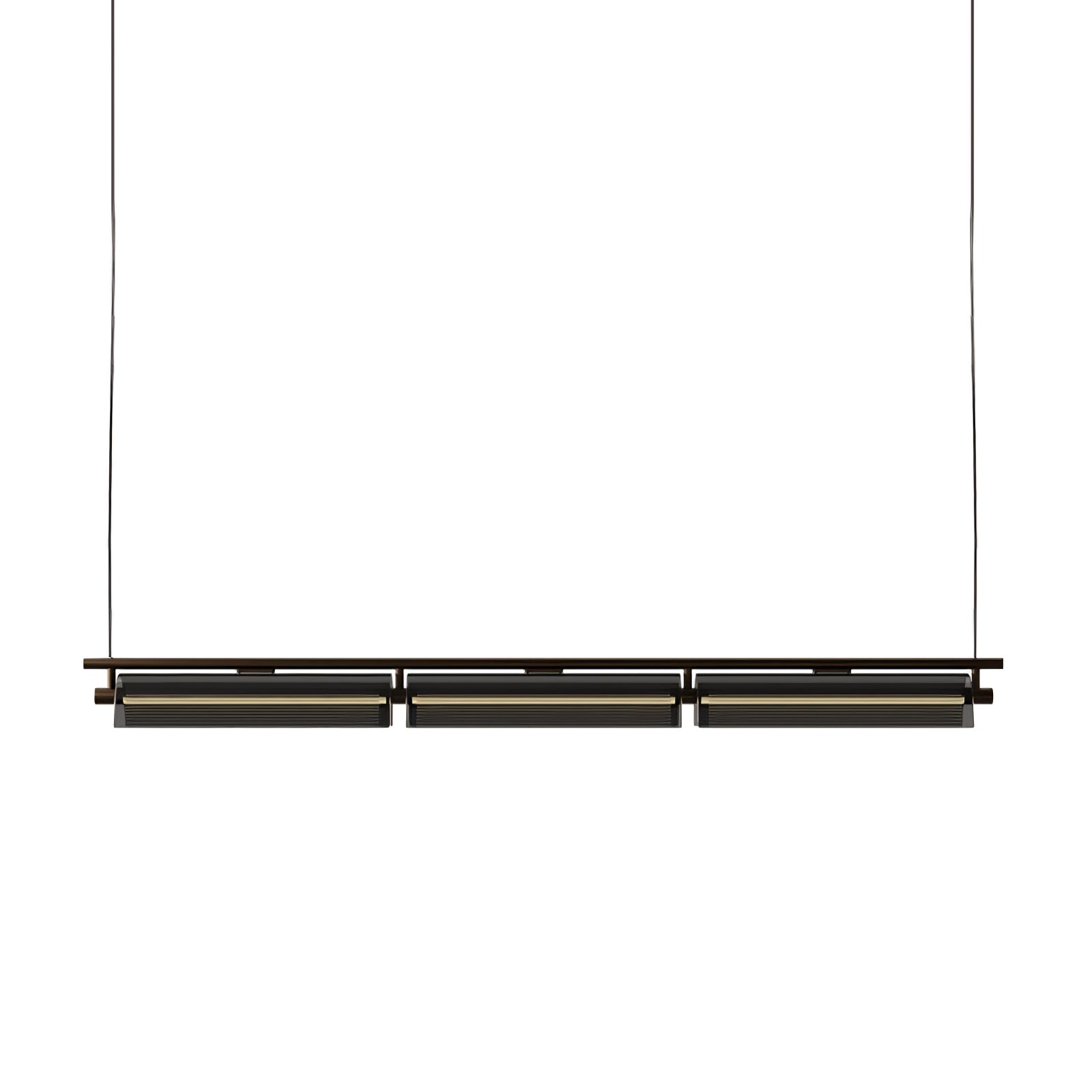Lustra Chandelier Smoky Glass Modern - Letslighting