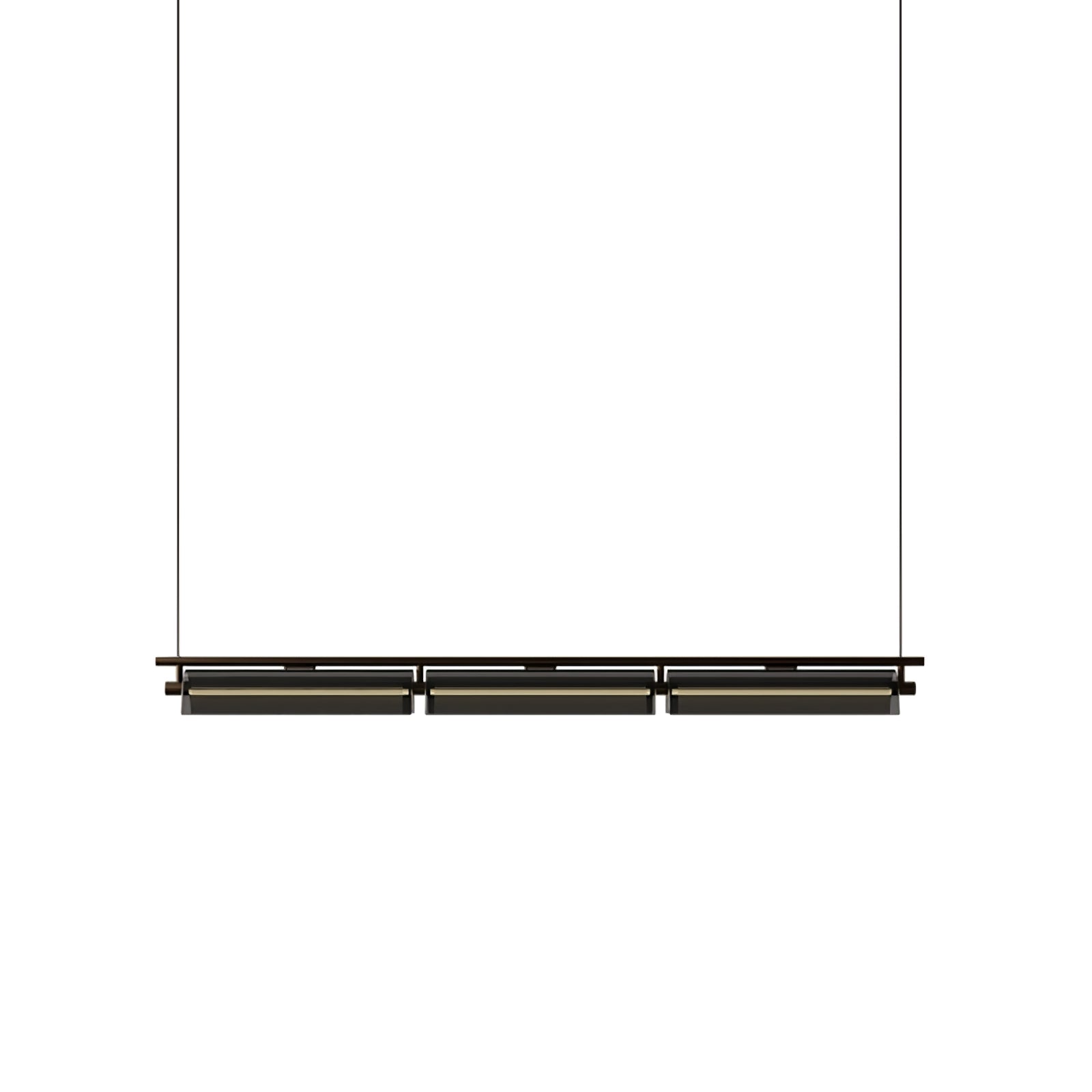 Lustra Chandelier Smoky Glass Modern - Letslighting