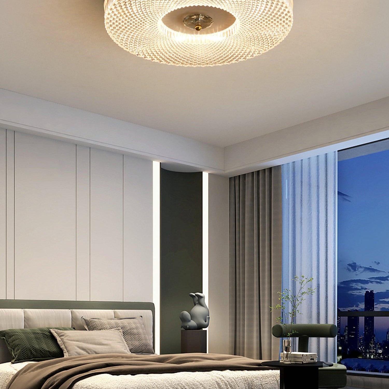 Solara Ceiling Lamp LED Flush Mount Acrylic - Letslighting