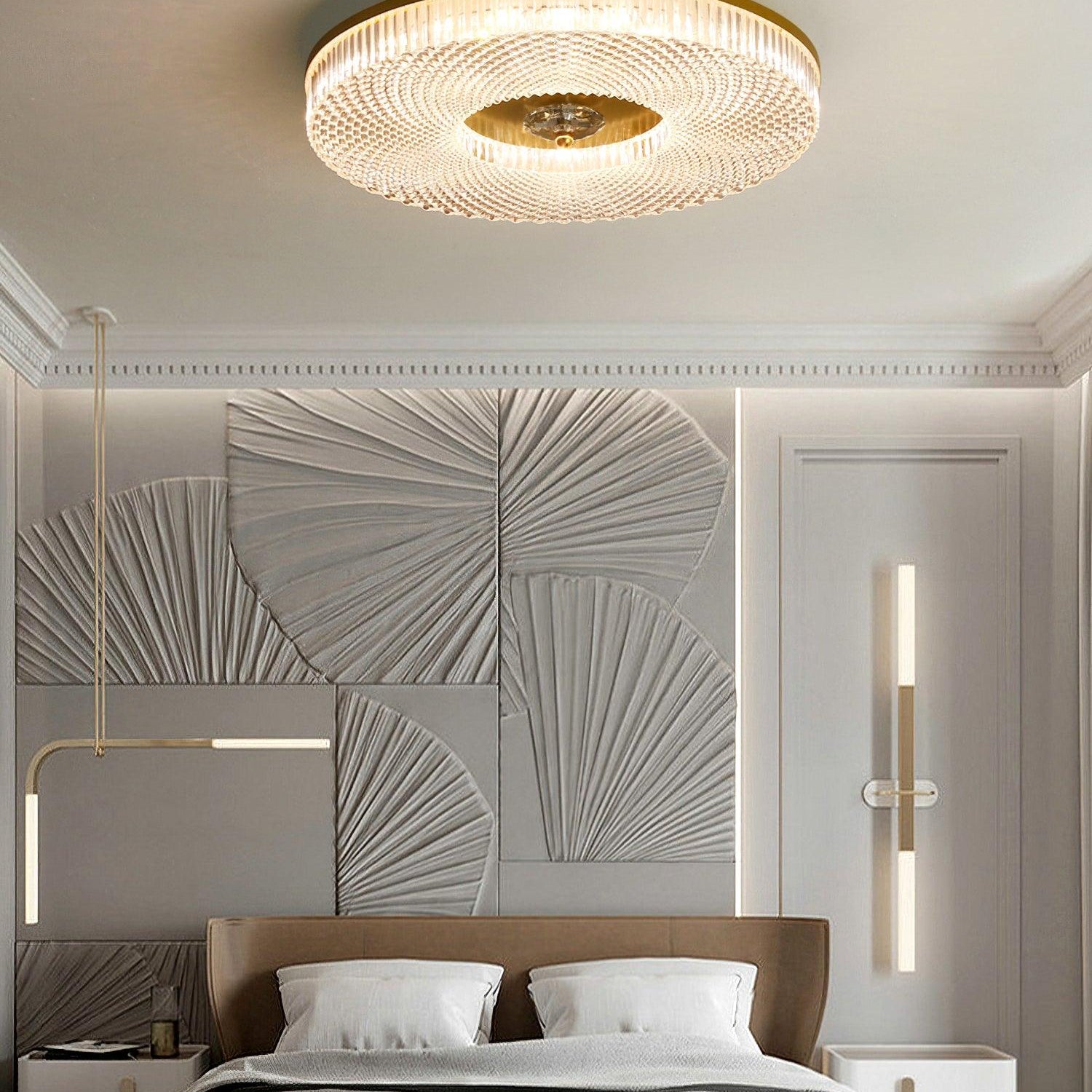 Solara Ceiling Lamp LED Flush Mount Acrylic - Letslighting