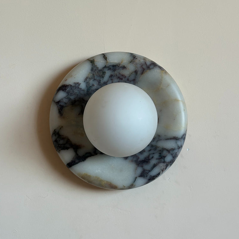 Evenir Modern Minimalist Bvlgari Purple Marble Sconce Wall Lamp - Letslighting