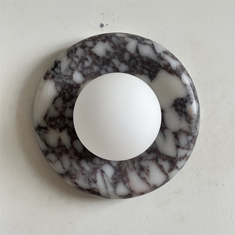 Evenir Modern Minimalist Bvlgari Purple Marble Sconce Wall Lamp - Letslighting
