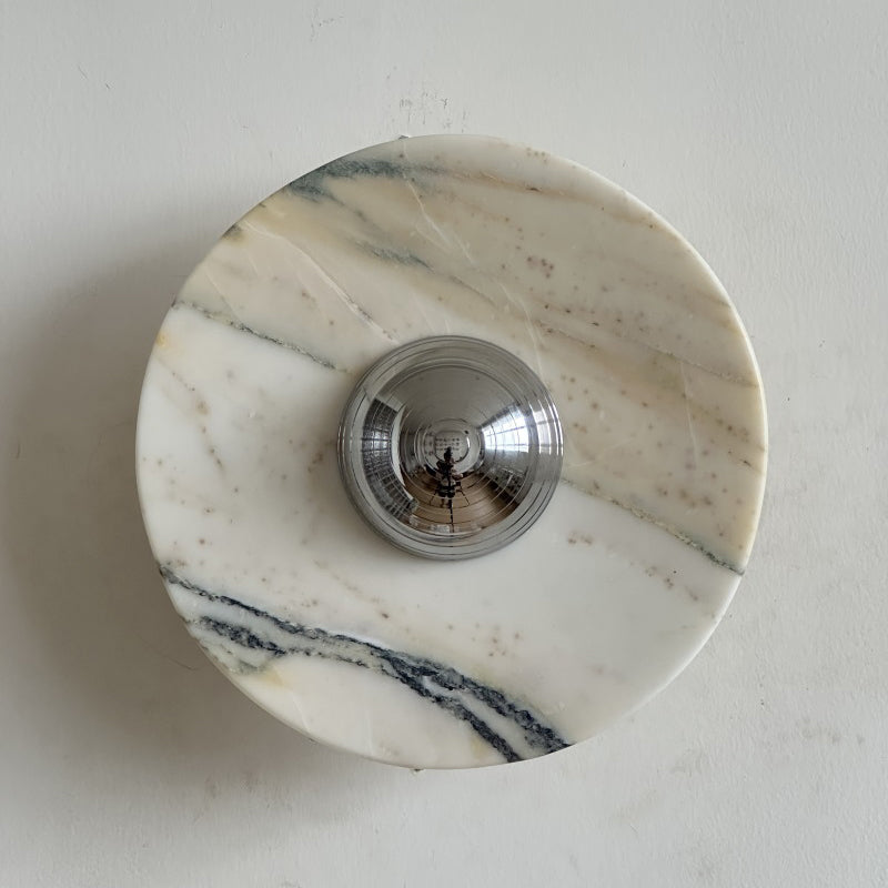 Alter Modern Minimalist Round Marble Sconce Wall Lamp - Letslighting