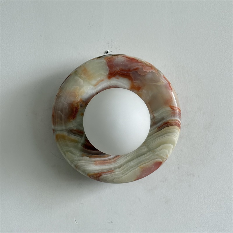 Vivina Modern Minimalist Cyan Jade Sconce Wall Lamp - Letslighting