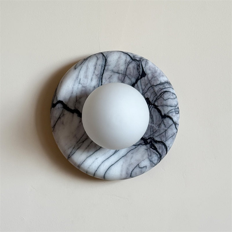 Zoraean Premium Elegance White Marble Sconce Wall Lamp - Letslighting