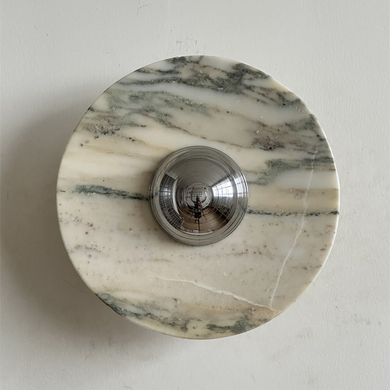Alter Modern Minimalist Round Marble Sconce Wall Lamp - Letslighting