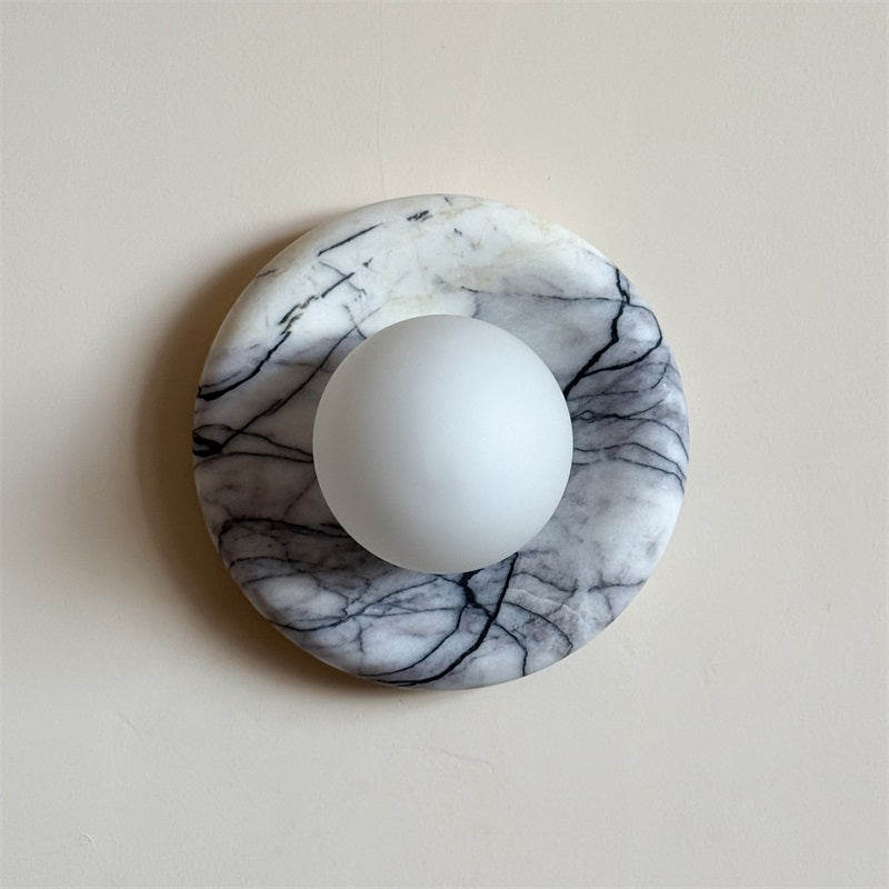 Zoraean Premium Elegance White Marble Sconce Wall Lamp - Letslighting
