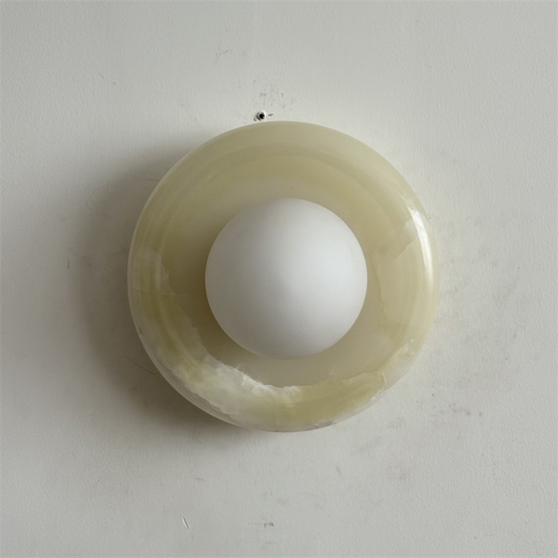 Vivina Modern Minimalist Cyan Jade Sconce Wall Lamp - Letslighting