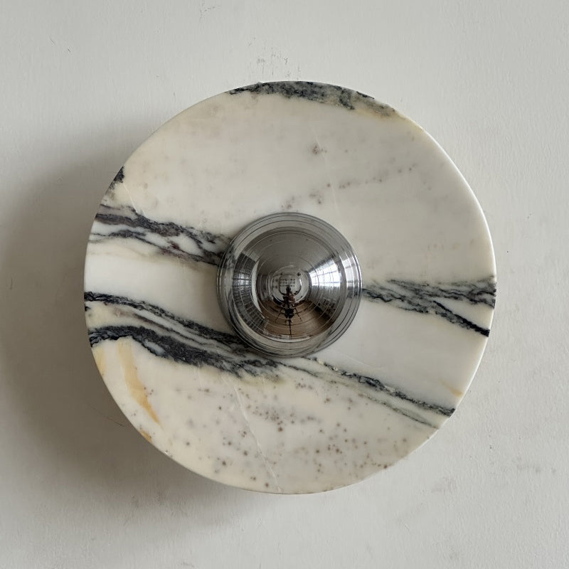 Alter Modern Minimalist Round Marble Sconce Wall Lamp - Letslighting