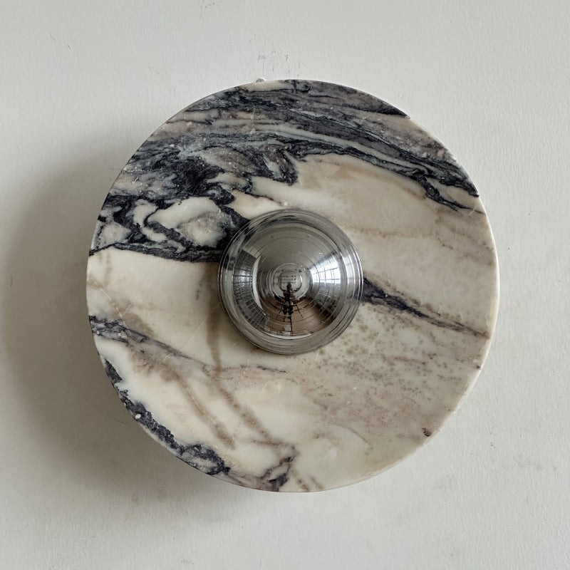 Alter Modern Minimalist Round Marble Sconce Wall Lamp - Letslighting