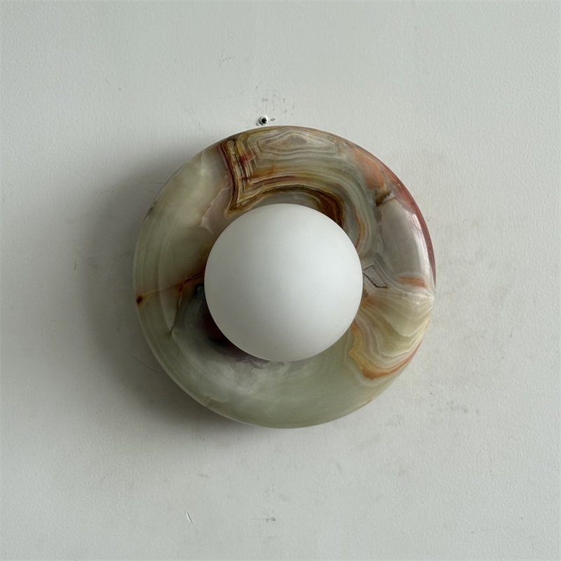 Vivina Modern Minimalist Cyan Jade Sconce Wall Lamp - Letslighting