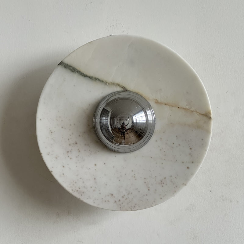 Alter Modern Minimalist Round Marble Sconce Wall Lamp - Letslighting