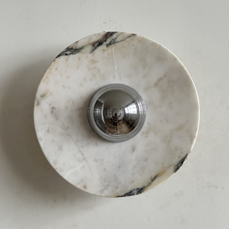 Alter Modern Minimalist Round Marble Sconce Wall Lamp - Letslighting