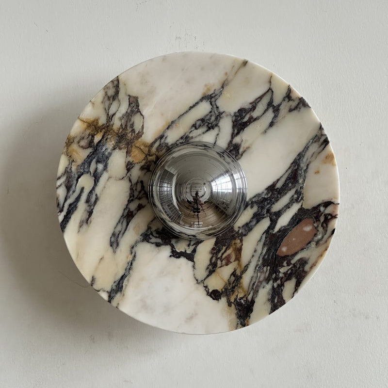 Alter Modern Minimalist Round Marble Sconce Wall Lamp - Letslighting