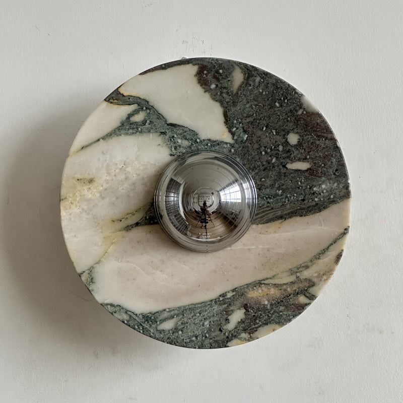 Alter Modern Minimalist Round Marble Sconce Wall Lamp - Letslighting