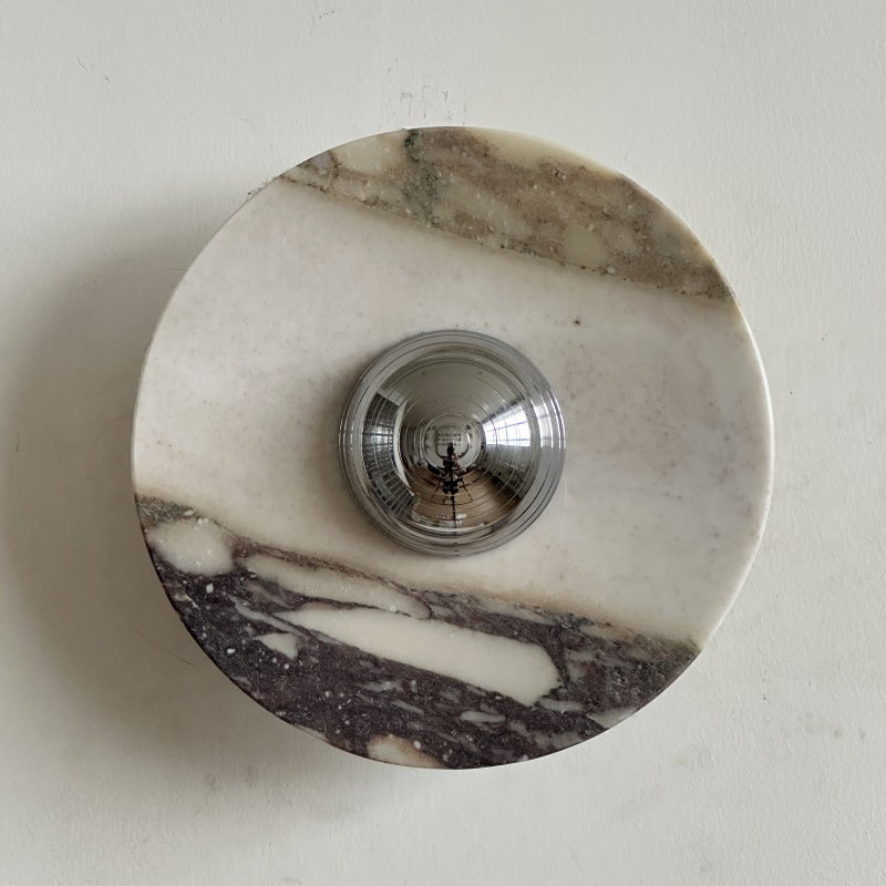 Alter Modern Minimalist Round Marble Sconce Wall Lamp - Letslighting
