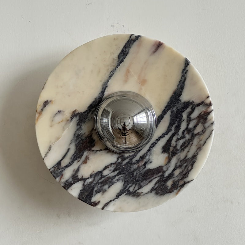 Alter Modern Minimalist Round Marble Sconce Wall Lamp - Letslighting