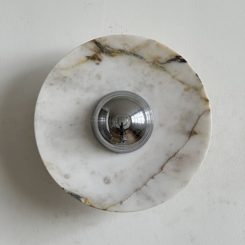 Alter Modern Minimalist Round Marble Sconce Wall Lamp - Letslighting