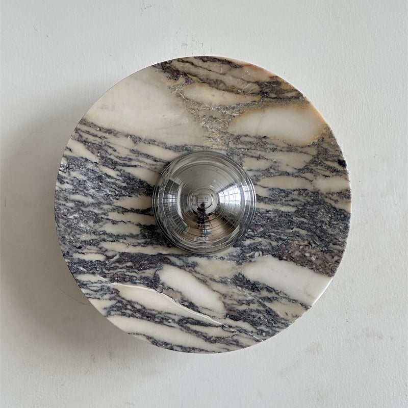 Alter Modern Minimalist Round Marble Sconce Wall Lamp - Letslighting