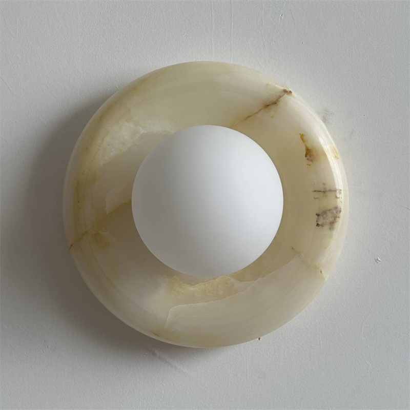 Vivina Modern Minimalist Cyan Jade Sconce Wall Lamp - Letslighting