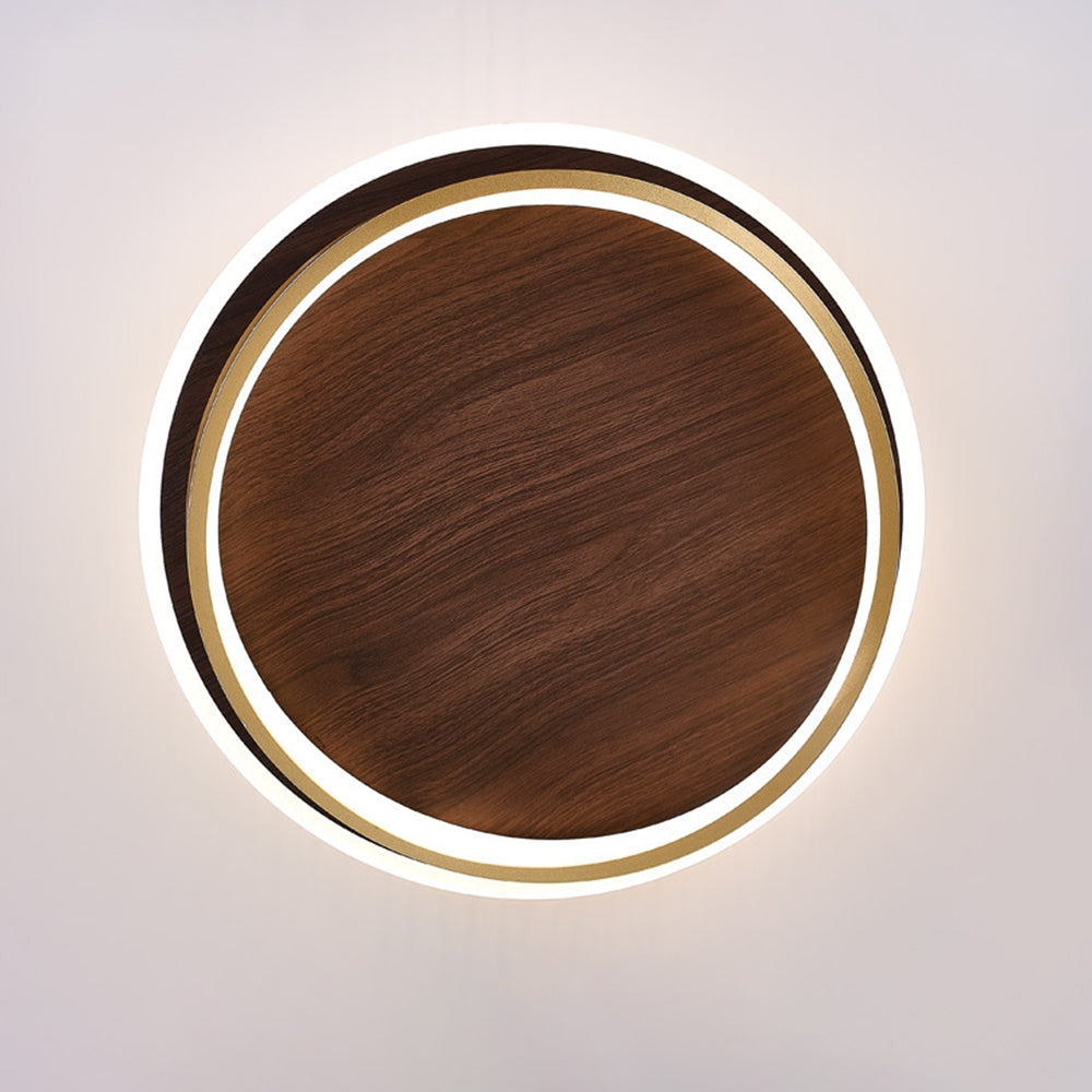 Arisha Modern Rund Dimmable Ceiling Light Gold Metal Acrylic Bedroom