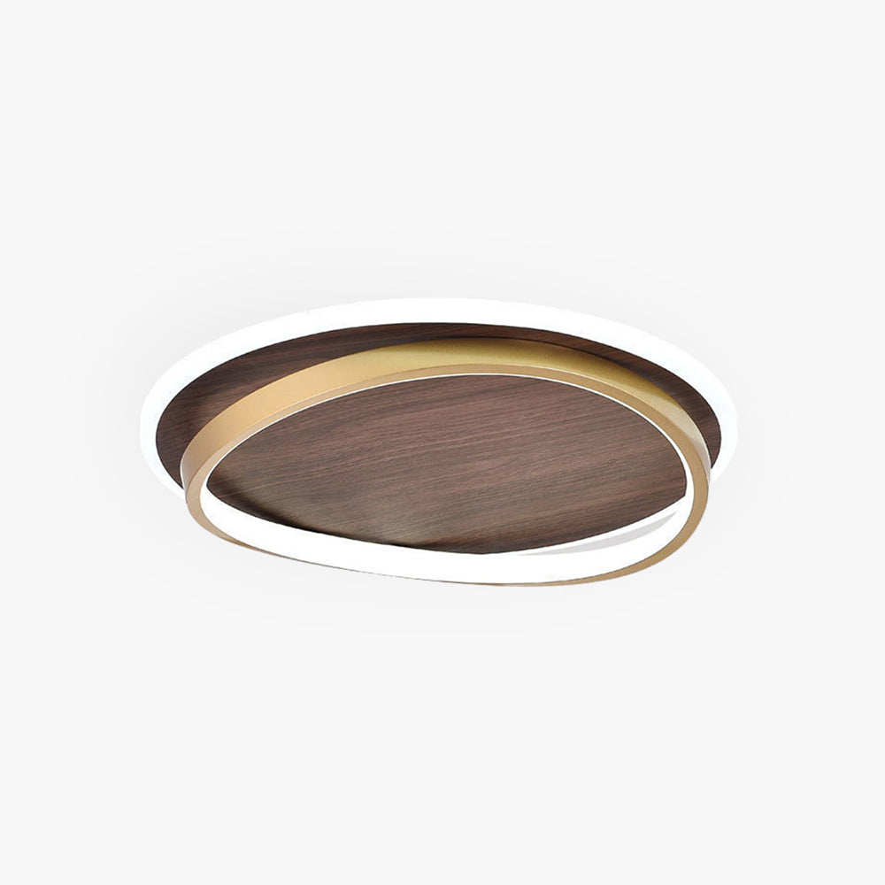 Arisha Modern Rund Dimmable Ceiling Light Gold Metal Acrylic Bedroom