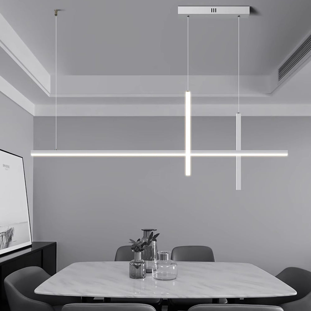 Arisha Modern Pendant Light /Acrylic Black/White Dining Room - Letslighting