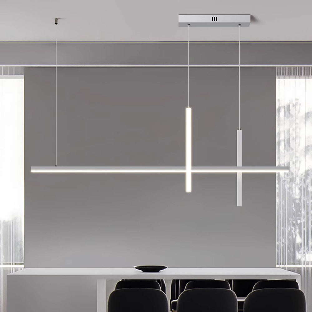 Arisha Modern Pendant Light /Acrylic Black/White Dining Room - Letslighting