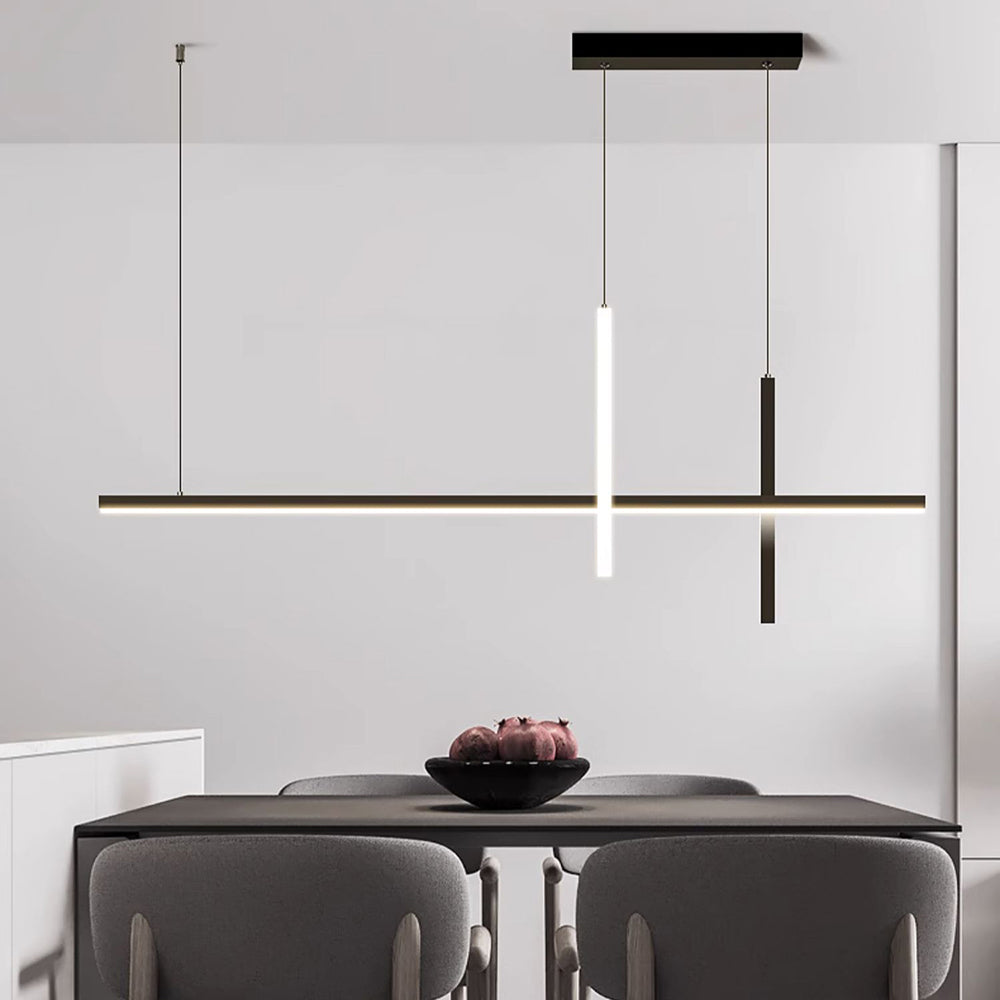 Arisha Modern Pendant Light /Acrylic Black/White Dining Room - Letslighting