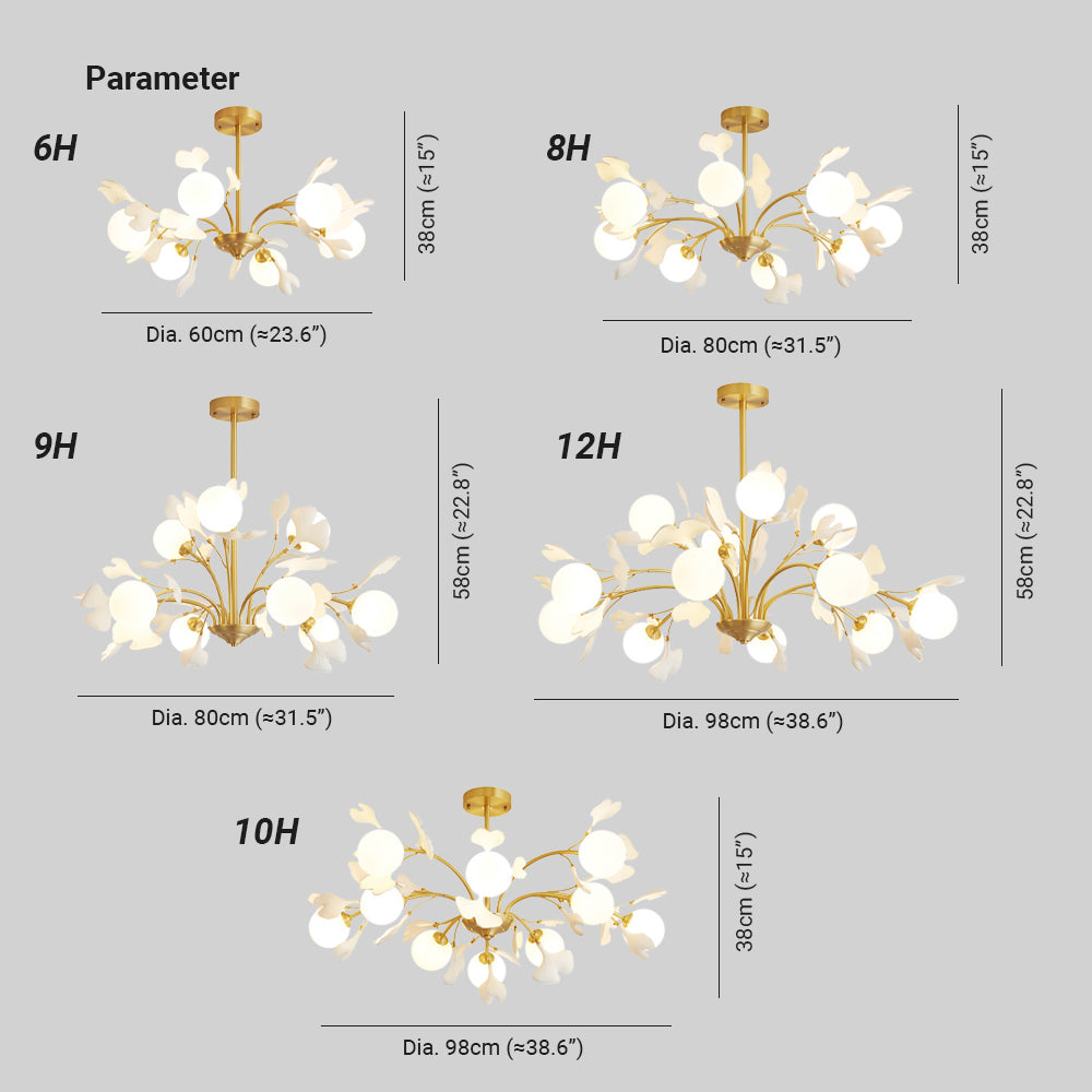 Olivia Luxury Creative Minimalist Chandelier Glass Bedroom - Letslighting