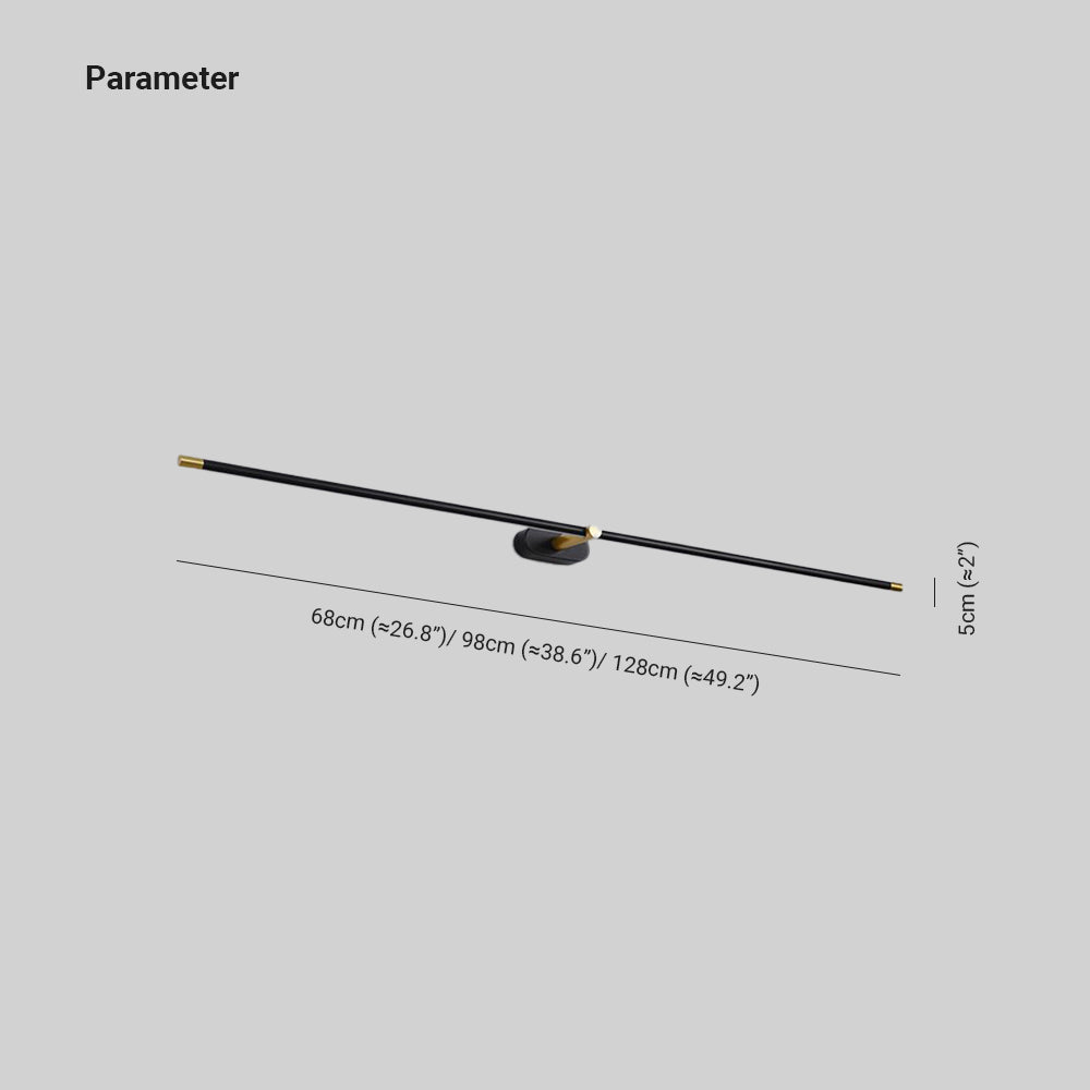 Arisha Minimalist Linear Rechargeable Wall Lamp