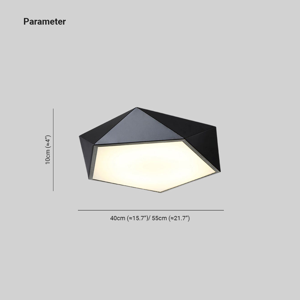 Arisha Modern Flush Mount Ceiling Light, DIA 40/55CM - Letslighting